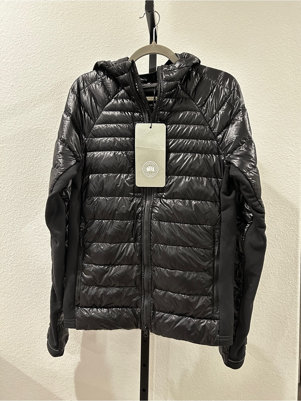 NWT Canada Goose Men's Hybridge Lite Hoodie Jacket Noir, Size S, Retail $850